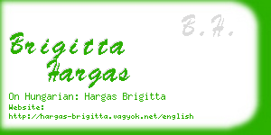 brigitta hargas business card